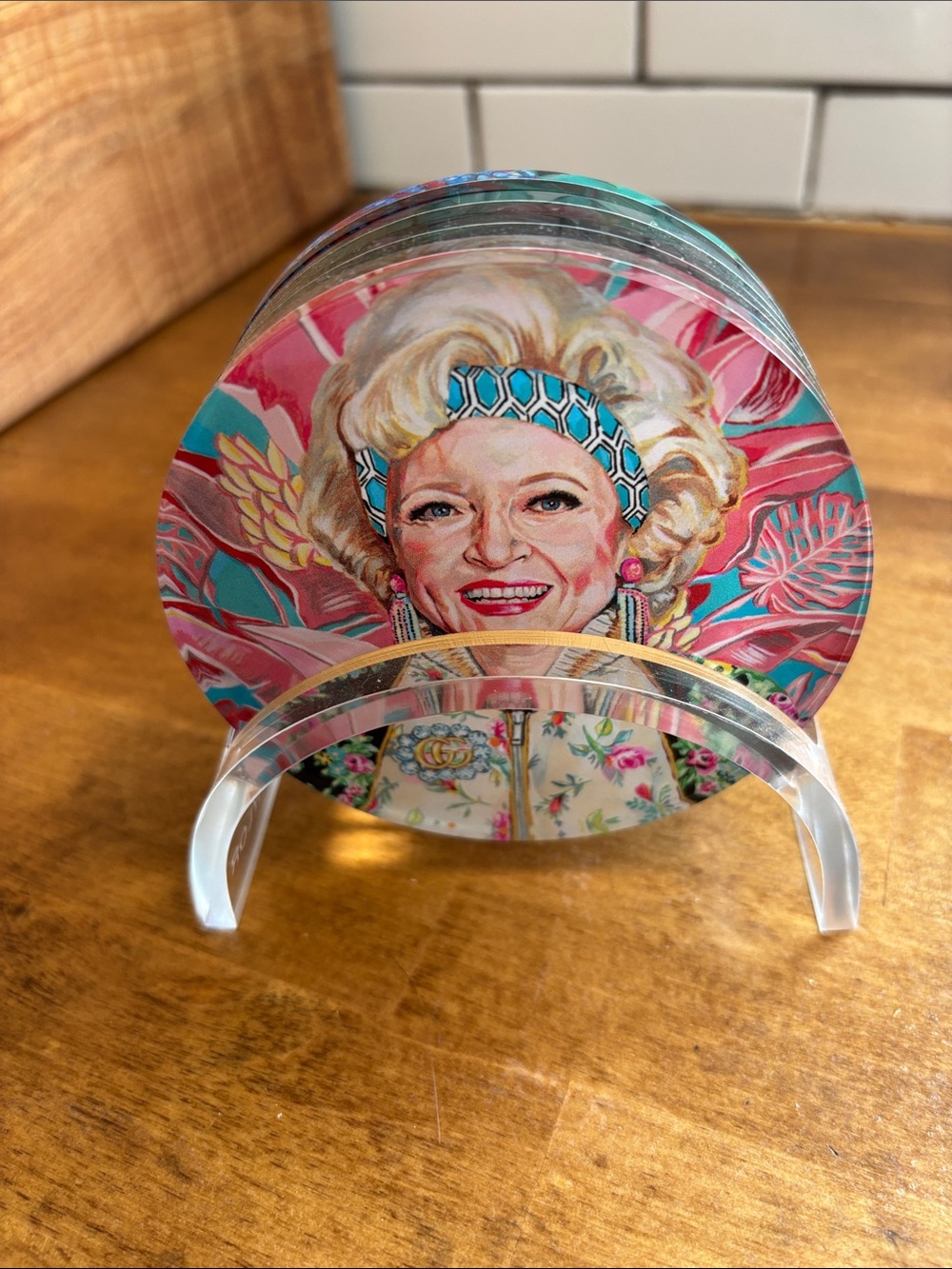 Tart By Taylor Golden Girls Acrylic Coaster Set of 4